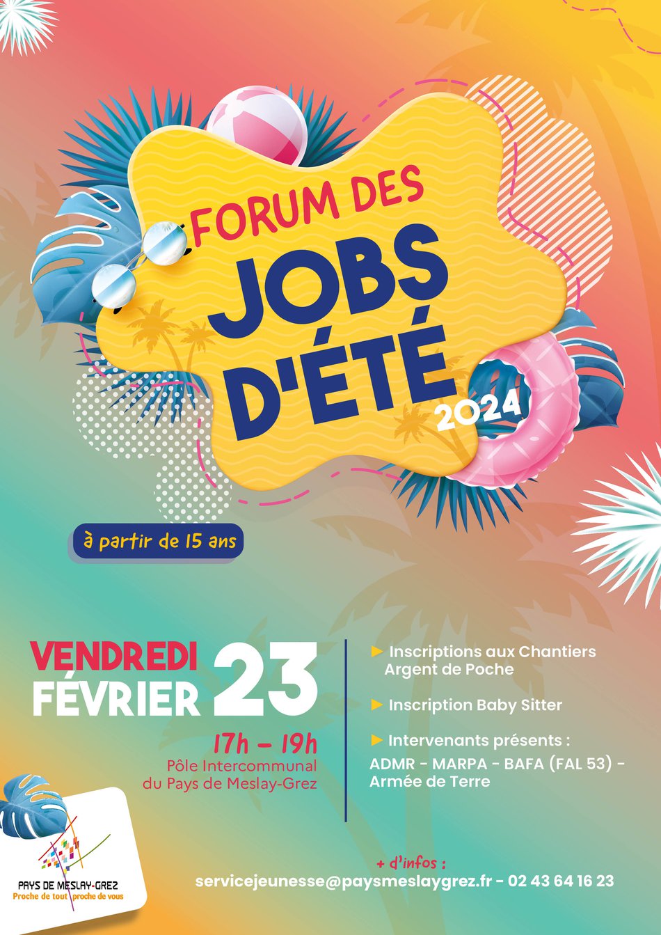 Forum des Jobs d'été 2024