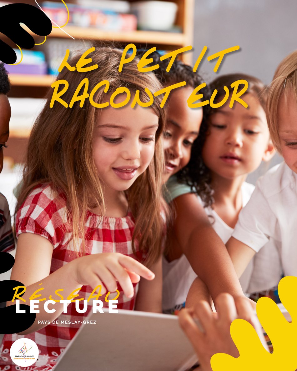 Le Petit Raconteur, c'est l'heure du conte dédiée aux enfants de 4 ans et plus🥰