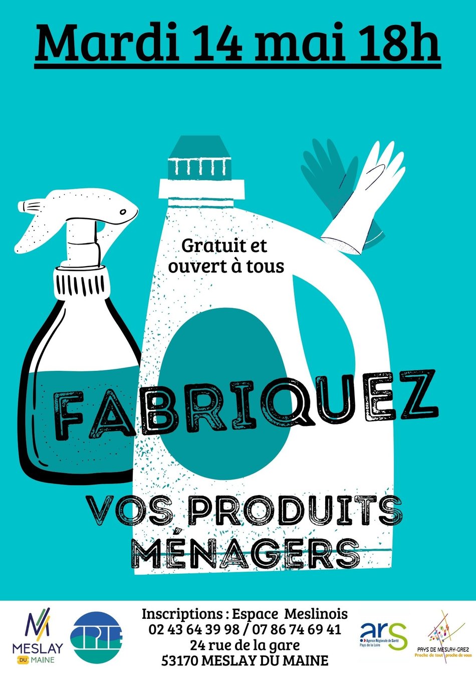 Atelier "Fabriquez vos produits ménagers"