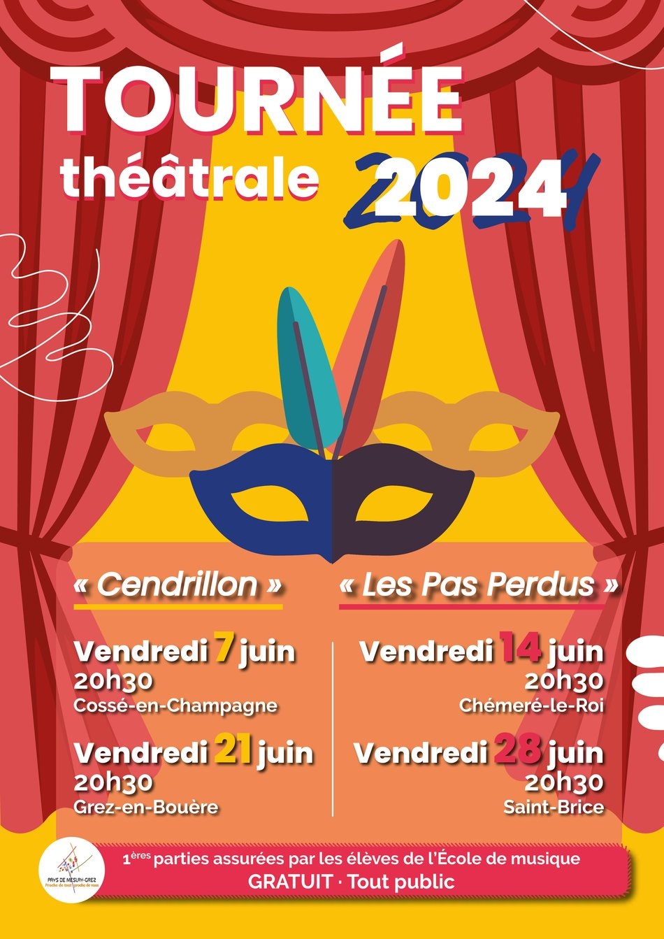 Tournée Théâtrale : "Cendrillon"  🎭